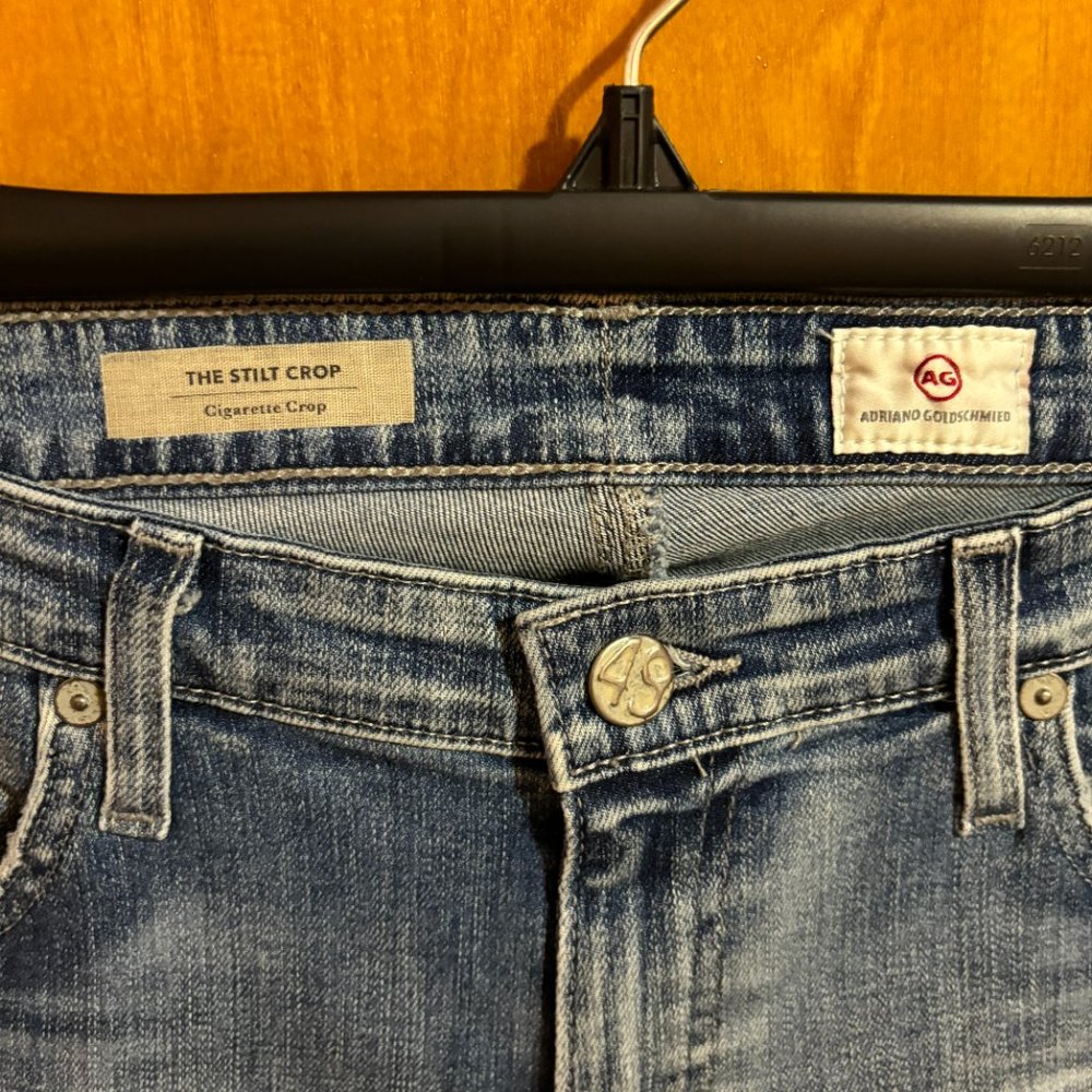 AG Adriano‎ Goldschmied Stilt Crop Jeans Size 29 NO TAG - Picture 3 of 16